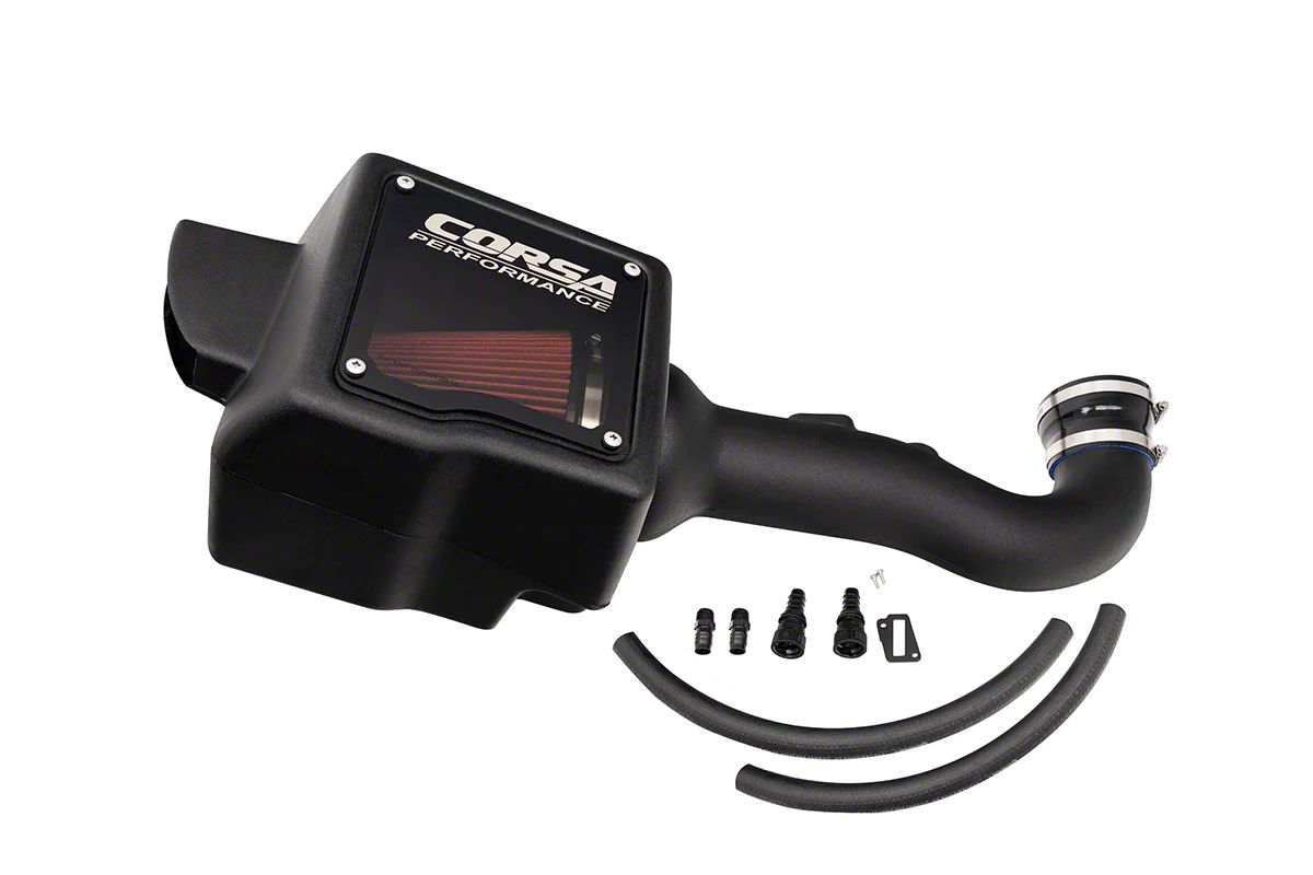 Corsa Closed Box Air Intake 45554D w/DryTech 3D Dry Filter Corsa Closed Box Air Intake 45554D w/DryTech 3D Dry Filter