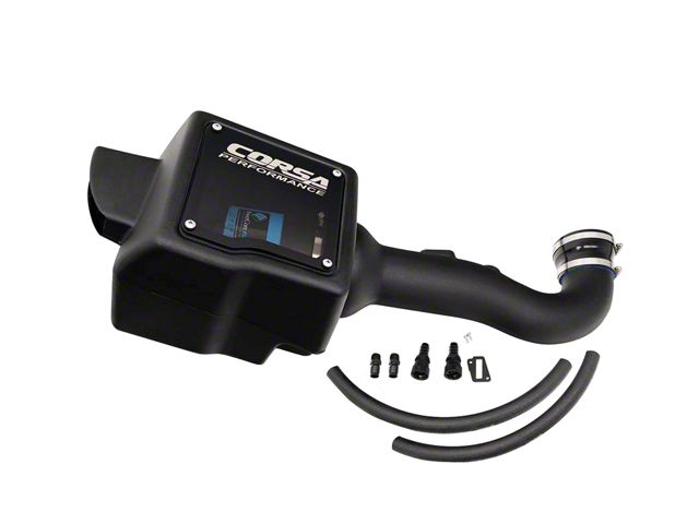 Corsa Performance Closed Box Cold Air Intake with PowerCore Dry Filter (14-18 6.2L Sierra 1500)