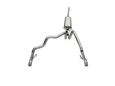 Corsa Performance Sport Dual Exhaust System; Turn Down (22-25 Sierra 1500 AT4X)