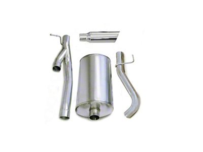 Corsa Performance Sport Single Exhaust System with Polished Tip; Side Exit (03-06 6.0L Silverado 2500 HD)