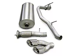 Corsa Performance Sport Single Exhaust System with Polished Tips; Side Exit (07-10 Yukon Denali)