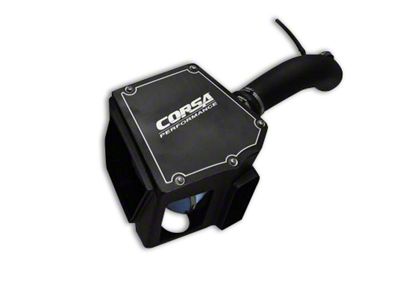 Corsa Performance Closed Box Cold Air Intake with Donaldson PowerCore Dry Filter (2009 6.0L Sierra 1500, Excluding Hybrid)