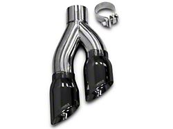 Corsa Performance Twin Pro Series Exhaust Tip; 4-Inch; Black (99-25 Sierra 1500 w/ Corsa Exhaust System)