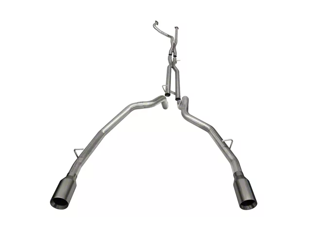 Corsa Performance Muffler Delete DRE Exhaust System with Gunmetal Tips; Rear Exit (21-24 RAM 1500 TRX)