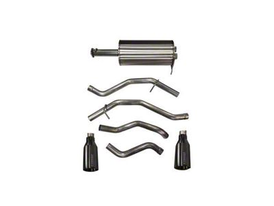 Corsa Performance Sport Dual Exhaust System with Gunmetal Tips; Rear Exit (19-24 5.7L RAM 1500)