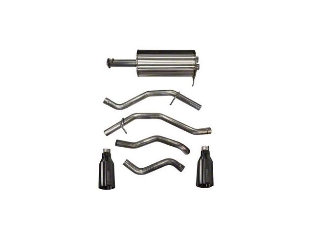 Corsa Performance Sport Dual Exhaust System with Gunmetal Tips; Rear Exit (19-24 5.7L RAM 1500)