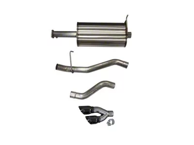 Corsa Performance Sport Single Exhaust System with Twin Black Tips; Side Exit (19-24 5.7L RAM 1500)