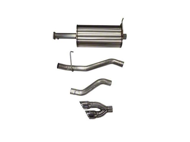 Corsa Performance Sport Single Exhaust System with Twin Polished Tips; Side Exit (19-24 5.7L RAM 1500)
