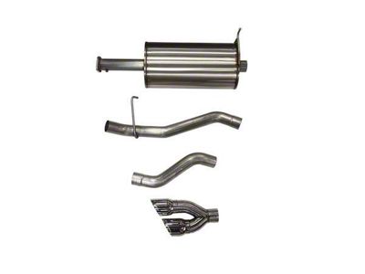 Corsa Performance Sport Single Exhaust System with Twin Polished Tips; Side Exit (19-24 5.7L RAM 1500)