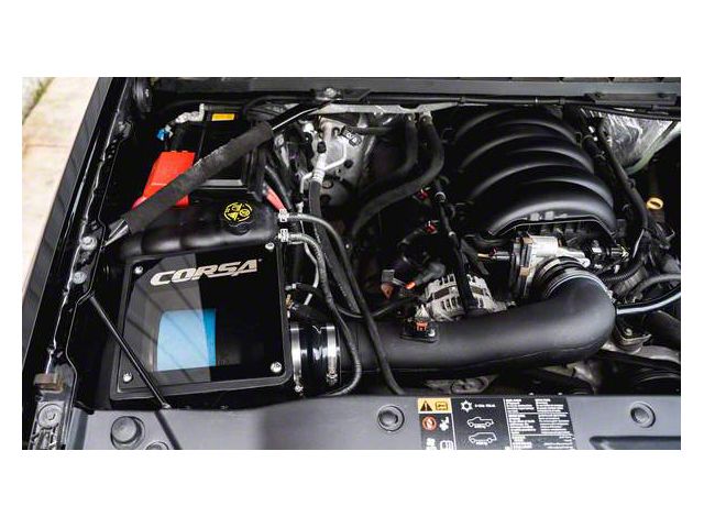 Corsa Performance Closed Box Cold Air Intake with Donaldson PowerCore Dry Filter (14-18 5.3L Sierra 1500)