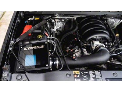 Corsa Performance Closed Box Cold Air Intake with Donaldson PowerCore Dry Filter (14-18 5.3L Sierra 1500)
