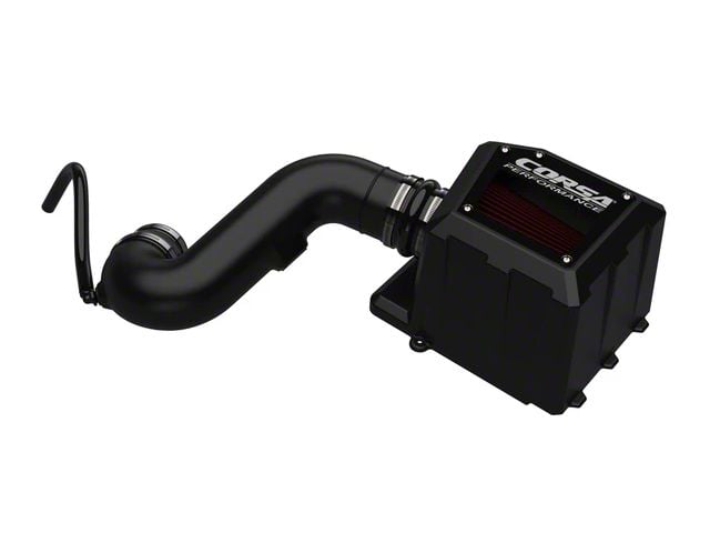 Corsa Performance Closed Box Cold Air Intake with DryTech 3D Dry Filter (19-24 5.3L Sierra 1500)