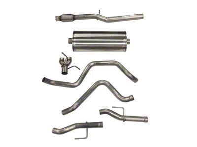 Corsa Performance Sport Dual Exhaust System; Rear Exit (19-25 5.3L Sierra 1500 w/ Factory Dual Exhaust)