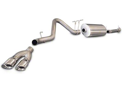 Corsa Performance Sport Single Exhaust System with Polished Tips; Side Exit (11-14 6.0L Sierra 2500 HD)