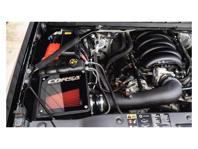 Corsa Performance Closed Box Cold Air Intake with DryTech 3D Dry Filter (14-18 6.2L Silverado 1500)