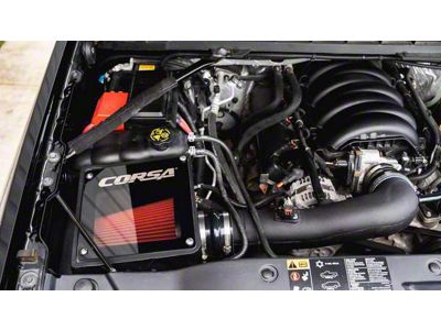Corsa Performance Closed Box Cold Air Intake with DryTech 3D Dry Filter (14-18 6.2L Silverado 1500)
