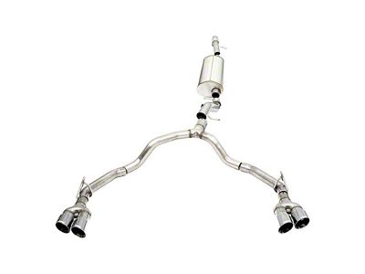 Corsa Performance Sport Dual Exhaust System with Polished Tips; Rear Exit (21-24 6.2L Tahoe)