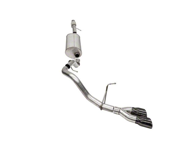 Corsa Performance Sport Single Exhaust System with Black Tips; Side Exit (21-24 5.3L Tahoe)