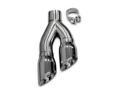 Corsa Performance Twin Pro Series Exhaust Tip; 4-Inch; Polished (07-25 Yukon w/ Corsa Exhaust System)