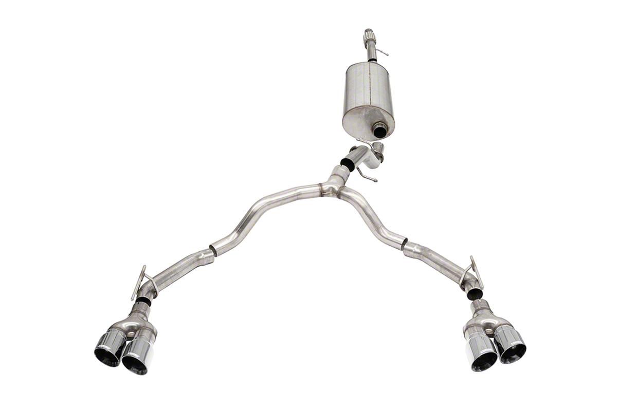 Corsa Performance Yukon Sport Dual Exhaust System with Polished Tips