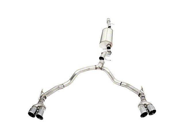 Corsa Performance Sport Dual Exhaust System with Polished Tips; Rear Exit (21-24 6.2L Yukon)