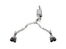 Corsa Performance Sport Dual Exhaust Systems with Black Tips; Rear Exit (21-25 5.3L Yukon)