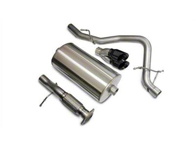 Corsa Performance Sport Single Exhaust System with Black Tips; Rear Exit (07-08 5.3L Yukon)