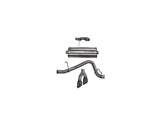 Corsa Performance Sport Single Exhaust System with Black Tips; Side Exit (15-20 5.3L Yukon)