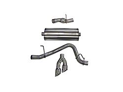 Corsa Performance Sport Single Exhaust System with Polished Tips; Side Exit (15-20 6.2L Yukon)