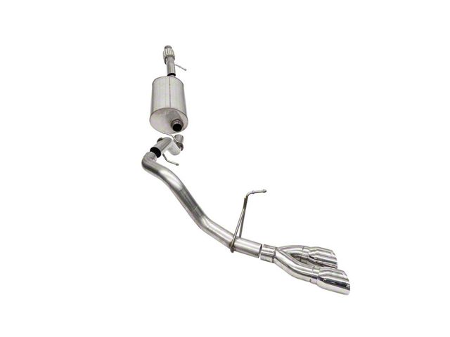 Corsa Performance Sport Single Exhaust System with Polished Tips; Side Exit (21-24 5.3L Yukon)