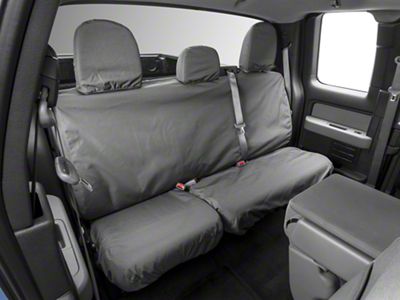Covercraft Seat Saver Waterproof Polyester Custom Second Row Seat Cover; Gray (09-14 F-150 SuperCab, SuperCrew)