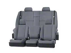 Covercraft Precision Fit Seat Covers Leatherette Custom Second Row Seat Cover; Medium Gray (15-22 Canyon Extended Cab)