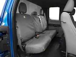 Covercraft SeatSaver Second Row Seat Cover; Carhartt Gravel (15-20 F-150 SuperCrew w/o Fold-Down Armrest)