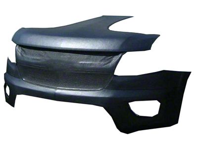 Covercraft Colgan Custom Full Front End Bra; Black Crush (99-02 Silverado 1500)