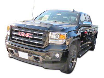 Covercraft Colgan Custom Sport Bra; Black Crush (14-15 Sierra 1500 Denali, SLT Crew Cab)