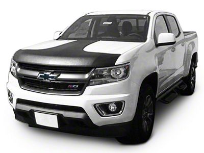 Covercraft Colgan Custom T-Style Hood Bra; Black Crush (2016 Silverado 1500 LTZ Crew Cab, 4WD High Country)