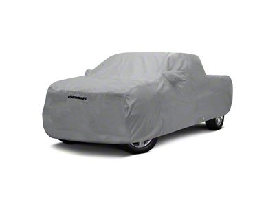 Covercraft Custom Car Covers 5-Layer Softback All Climate Car Cover; Gray (15-22 Canyon)