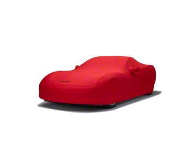 Covercraft Custom Car Covers Form-Fit Car Cover; Bright Red (21-24 RAM 1500 TRX w/ RAM Bar)