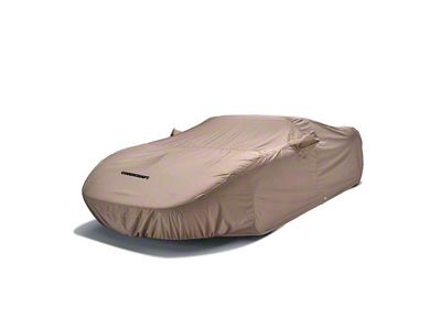 Covercraft Custom Car Covers WeatherShield HP Car Cover; Taupe (21-24 RAM 1500 TRX w/ RAM Bar)