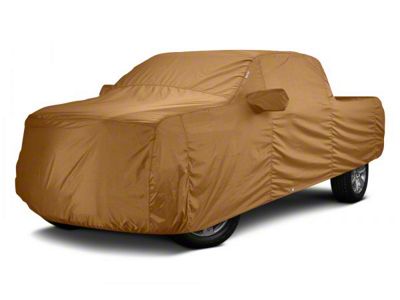 Covercraft Custom Car Covers Sunbrella Car Cover; Toast (99-05 Silverado 1500 Stepside Regular Cab w/ 6.50-Foot Standard Box)