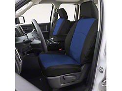 Covercraft Precision Fit Seat Covers Endura Custom Front Row Seat Covers; Blue/Black (05-11 Dakota w/ Bench Seat)