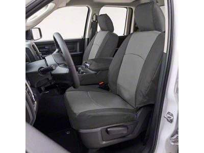 Covercraft Precision Fit Seat Covers Endura Custom Front Row Seat Covers; Silver/Charcoal (05-11 Dakota w/ Bucket Seats)