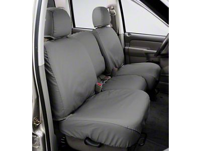 Covercraft Seat Saver Polycotton Custom Front Row Seat Covers; Gray (05-06 Dakota w/ Bench Seat)