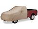 Covercraft Flannel Cab Area Truck Cover; Tan (15-20 F-150 SuperCab w/ Towing Mirrors)