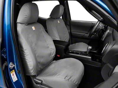 Covercraft SeatSaver Custom Front Seat Covers; Carhartt Gravel (19-20 F-150 w/ Bench Seat)