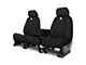 Covercraft Carhartt Super Dux SeatSaver Custom Front Row Seat Covers; Black (21-24 F-150 w/ Bench Seat & Non-Opening Center Console)