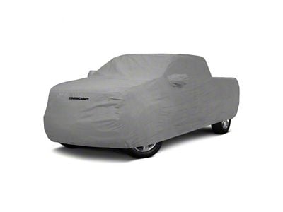 Covercraft Custom Car Covers 3-Layer Moderate Climate Car Cover; Gray (15-20 F-150 SuperCrew w/ 5-1/2-Foot Bed & Standard Mirrors)