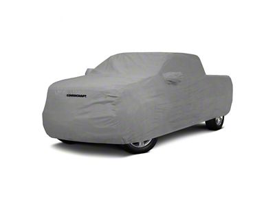 Covercraft Custom Car Covers 3-Layer Moderate Climate Car Cover; Gray (15-20 F-150 SuperCrew w/ 6-1/2-Foot Bed & Standard Mirrors)