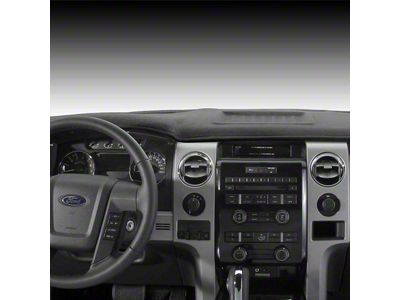 Covercraft Ultimat Custom Dash Cover; Grey (21-24 F-150 w/o Speaker in Center Tray)