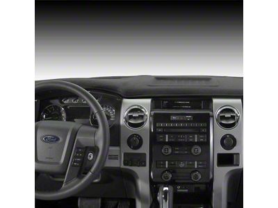 Covercraft Ultimat Custom Dash Cover; Smoke (21-24 F-150 w/o Speaker in Center Tray)